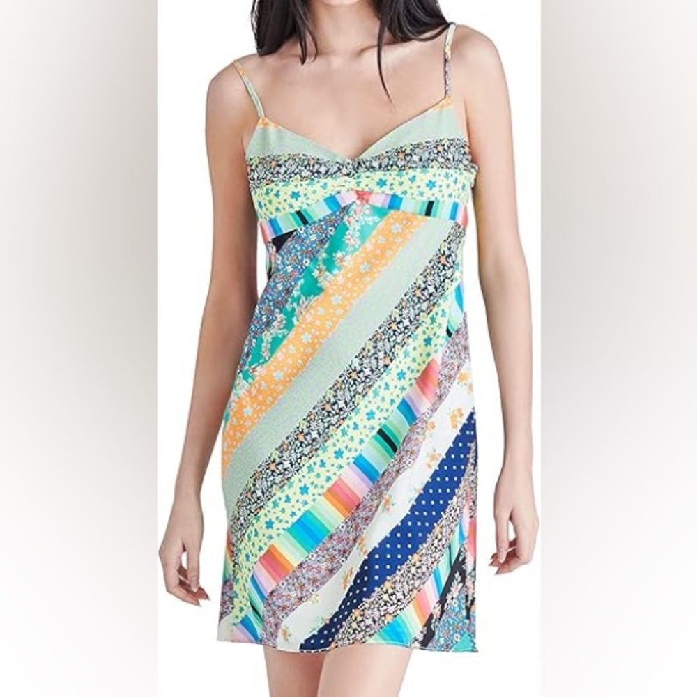 NWT Steve Madden Chani patchwork Print Dress